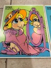 Lot Of 3 Vintage Playskool Wooden Puzzles Baby Miss Piggy Panda Garfield See Pic