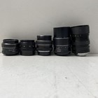 Lot Of 5 Assorted Mount Camera Lenses