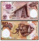 2008 Papua New Guinea 20 Kina P-36 New Unc Banknote