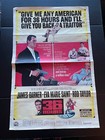 Boeing Boeing  1965  - Original One Sheet Movie Poster 27 X 41