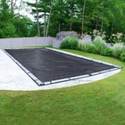 20  X 40  Rectangle In-ground Swimming Pool Winter Cover 8 Year - Navy Blue