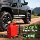 Taskstar Auto-stop Gas Can Battery-powered Fuel Transfer Pump 3 2 Gpm 51 In Hose