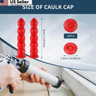 Zonon 50 Pcs Caulk Caps Saver Finishing Tool Tube Covers