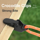 20pcs Tent Tarp Clips Heavy Duty Camping Canopy Clamps Outdoor Tie Down Set