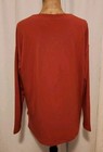 Banana Republic Women s L Orange Long Sleeve Knit Pullover Top New