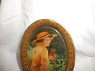 Vintage 1916 Coca Cola Tip Tray Oval Some Wear And Dirt-i Did Not Clean
