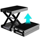 Lift Scissor Jack Stand Capacity For Motorcycles  Atv utv  Dirt Bikes black