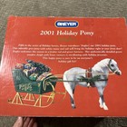Breyer Christmas Horse  700401 Jingles Holiday Pony Vintage Sleigh Set 2001 Box