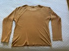 Radiohead W a s t e  Vintage 2000 Long Sleeve Shirt Large Brown Stanley Donwood