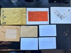 Italy Lot Of 8 Registered Commercial Covers To Usa  Superb Cancellations