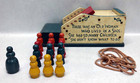 Vintage Holgate Brothers Wooden Toy No 790 Old Woman Lacing Shoe Complete W  Box