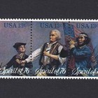 Spirit Of 76 - Vintage Mint Set Of 3 Stamps 49 Years Old 