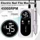 45000rpm Wireless Electric Nail Drill Machine File Manicure Led Art Drill Kit Us