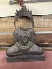 Antique Old Bronze Hindu Jain Temple Very Rare 14th Century Gond Angi Sculpture