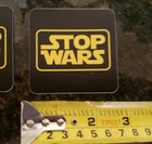 No War With Iran          Stickers  worldwide      Shipping 