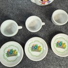 Vintage 2006 Dora The Explorer Miniature Porcelain Tea Set 7pc Viacom Mz Berger