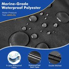 1200d Waterproof Boat Cover - Fits 20  To 22  Ft Bass  V-hull  Tri-hull  Fish  