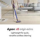 Dyson V8 Origin Extra Cordless Vacuum   Blue   Refurbished