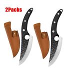 Chef Knife Stainless Steel Japanese Kitchen Knives For Cutting Cooking W  Sheath