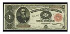 Usa Treasury Note  1 1891 Fr 351 Very Fine