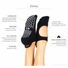 1 Pack Tavi Noir Womens Organic Cotton Yoga Barre Pilates Grip Socks Size S M L