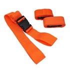 Line2design Spine Board Straps - Disposable Backboard Straps Pack Of 3 - Orange