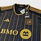 Adidas Lafc 2024 25 Home Jersey Men L Black Gold Bmo Mls Nwt Slim Fit