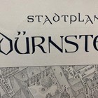 Vintage 1982 Leo Leitner Stadtplan Durnstein Austria Foldout City Map Guide