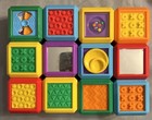 Fisher Price Laugh   Learn Blocks Baby Toys 2   x2   motor Skills Set 12  2 Animals