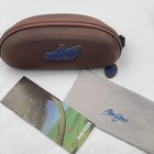 Maui Jim Brown Hard Case With Clip  Cleaning Cloth   Box For Glasses