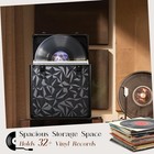Vinyl Record Storage Case Lp Album Collection Display Box Aluminium Water Res   