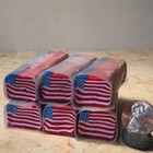 Red White And Blue American Flag Raw Polymer Clay Canes