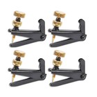 4 Pcs Violin Black Fine Tuners 4 4 3 4 Size Violin Parts Accessories Replacement