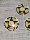  3  F o p   Gold Member Decal - Uv Waterproof Vinyl Decals - Police