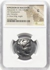 Lifetime Issue Tetradrachm Alexander The Great Iii 336-323 Bc Silver Macedon Ngc