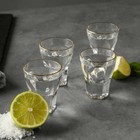 4-piece Scalloped Shot Glass Set
