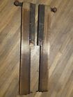 Library Bureau Sole Makers Antique Oak File Cabinet Drawer Slides Set Of 2 