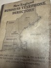 Rare Vintage 1931-1932 New England Classified Business Telephone Directory Net t