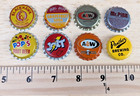 Vintage Bottle Caps Lot Of 8 Pop s Jolt A w Mr  Pibb Panther Blackhawk Big Boy