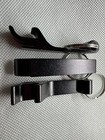 3x Black Key Chain Aluminum Beer Bottle And Can Opener Small Beverage Key Ring