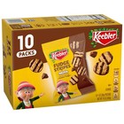 Keebler Fudge Stripes Minis Shortbread Fudge Cookies 10 Pouches 10 Oz