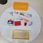 Vintage Sewing Kit W  Needle Threaders   Accessories In Yellow Box  Hong Kong
