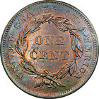 1840 Braided Hair Large Cent  Large Date Ms Details  Old Cleaning