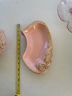 1950s Mcm California Usa Pottery Pink Gold Lazy Susan Lidded Chip Dip Party