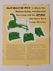 Vintage John Deere Tractor Advertising Brochure  8 Forage Harvester 