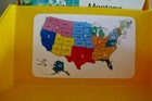 National Geographic  close-up Usa  Map Set-complete Unused In Yellow Storage Box