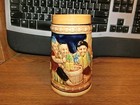 Vtg Colorful German Style Ceramic Beer Stein Mug Made In Japan Outdoor Scen 5 5 