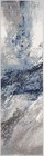 Galaxy Collection Runner Rug - 2 3  X 10   Blue   Grey  Modern Abstract Design