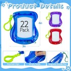 22 Pack Mini Magnetic Drawing Board 6 Colors  Party Favors Doodle Drawing Boards
