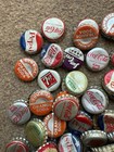 Lot Of 100 Bottle Caps All Cork Lined Pepsi  Coke  7-up  Sun-rise  Frostie  More